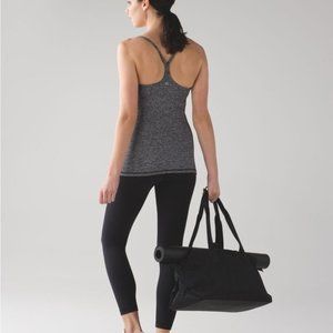 Lululemon Athletica Gray Heather Power Y Yoga Tank Top